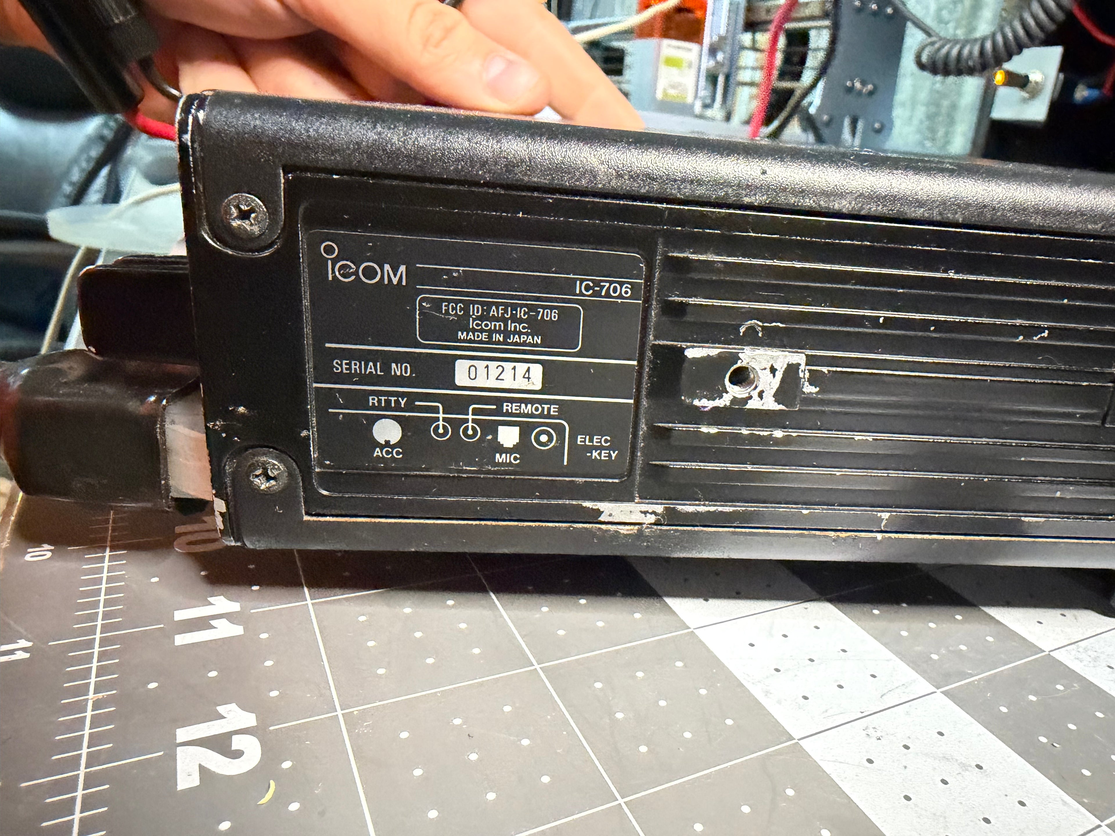 Icom IC 706 HF/VHF Transciever (Open Tx)