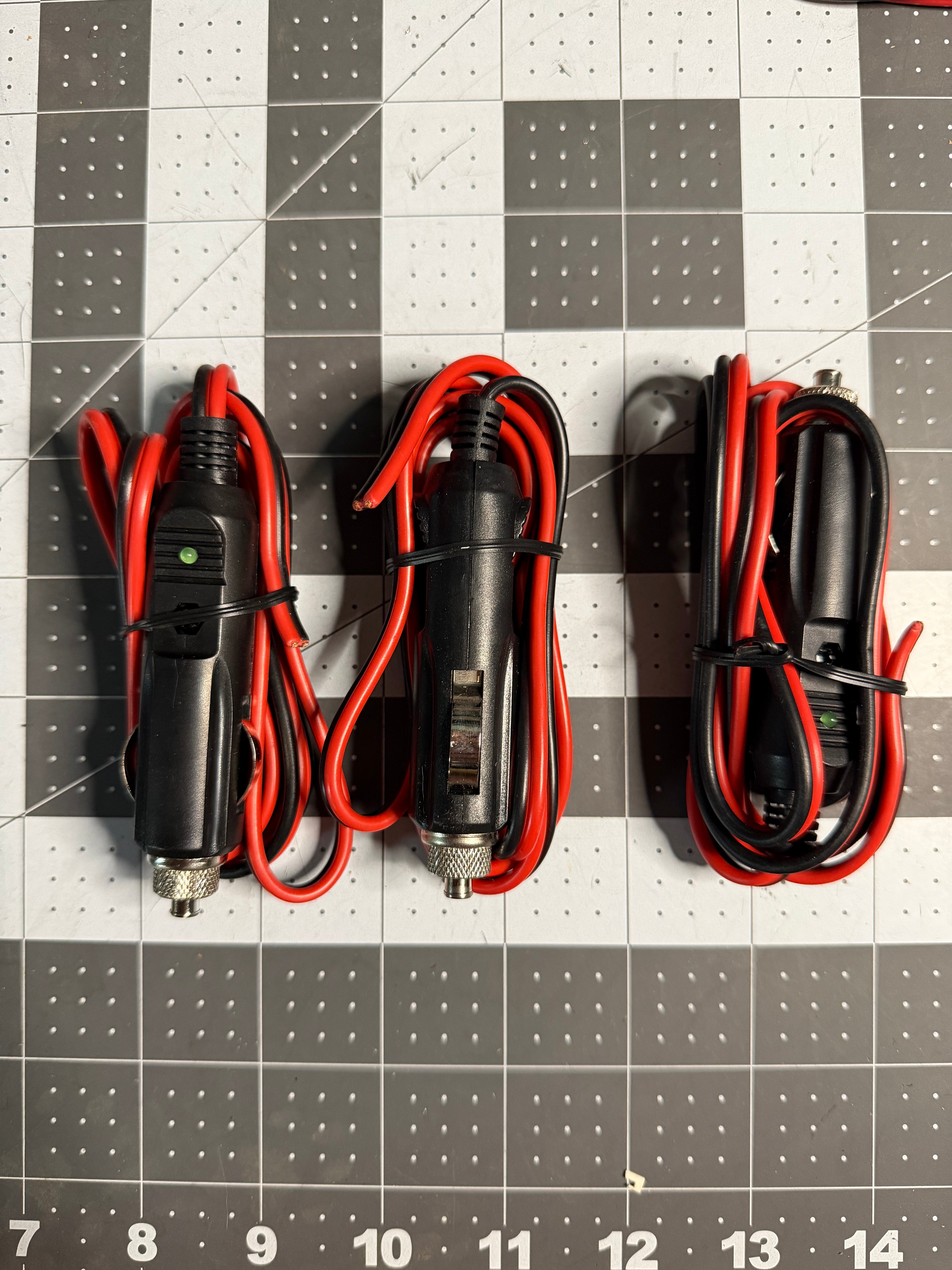 12 V Cigarette Light Plug (Bare Leads)